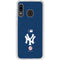 MLB New York Yankees - Solid Distressed Galaxy A20 Clear Case